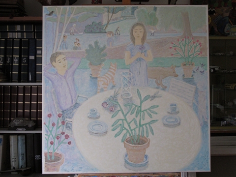Idylle auf der Terasse