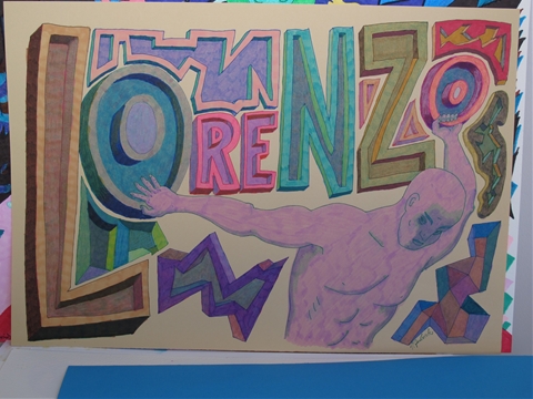 Lorenzo - Grafik mit Namen